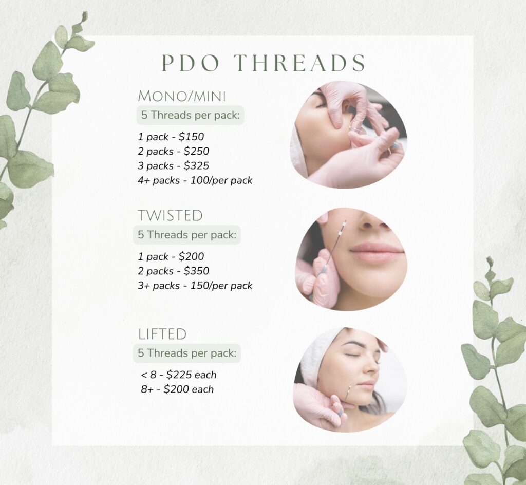 PDO Threads - Rejuvenate Medical Spa